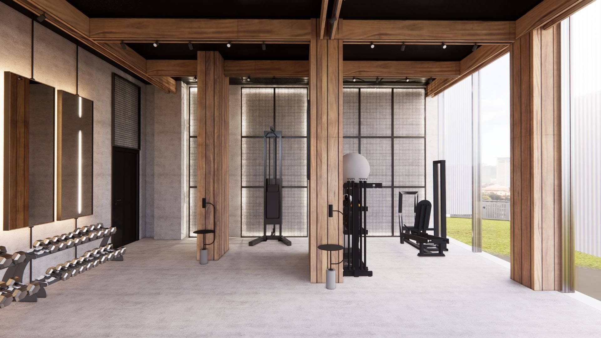 Stellar Solutions International Ltd gym interior design concept