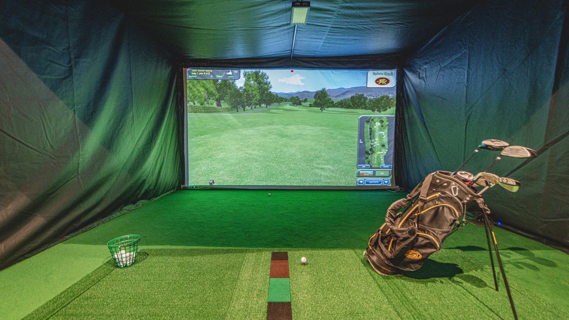 blue room sports bar design porto montenegro biofilico